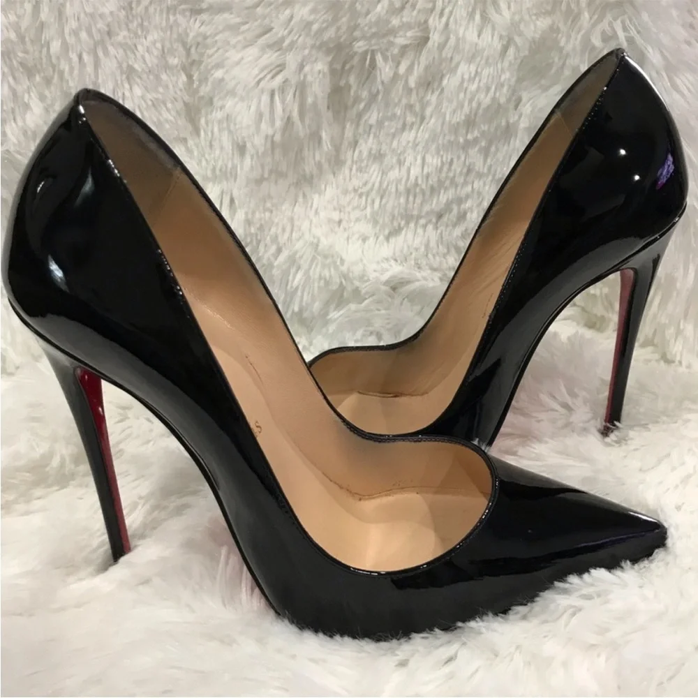 Christian Louboutin Black Stiletto Heels - Picture 5 of 7